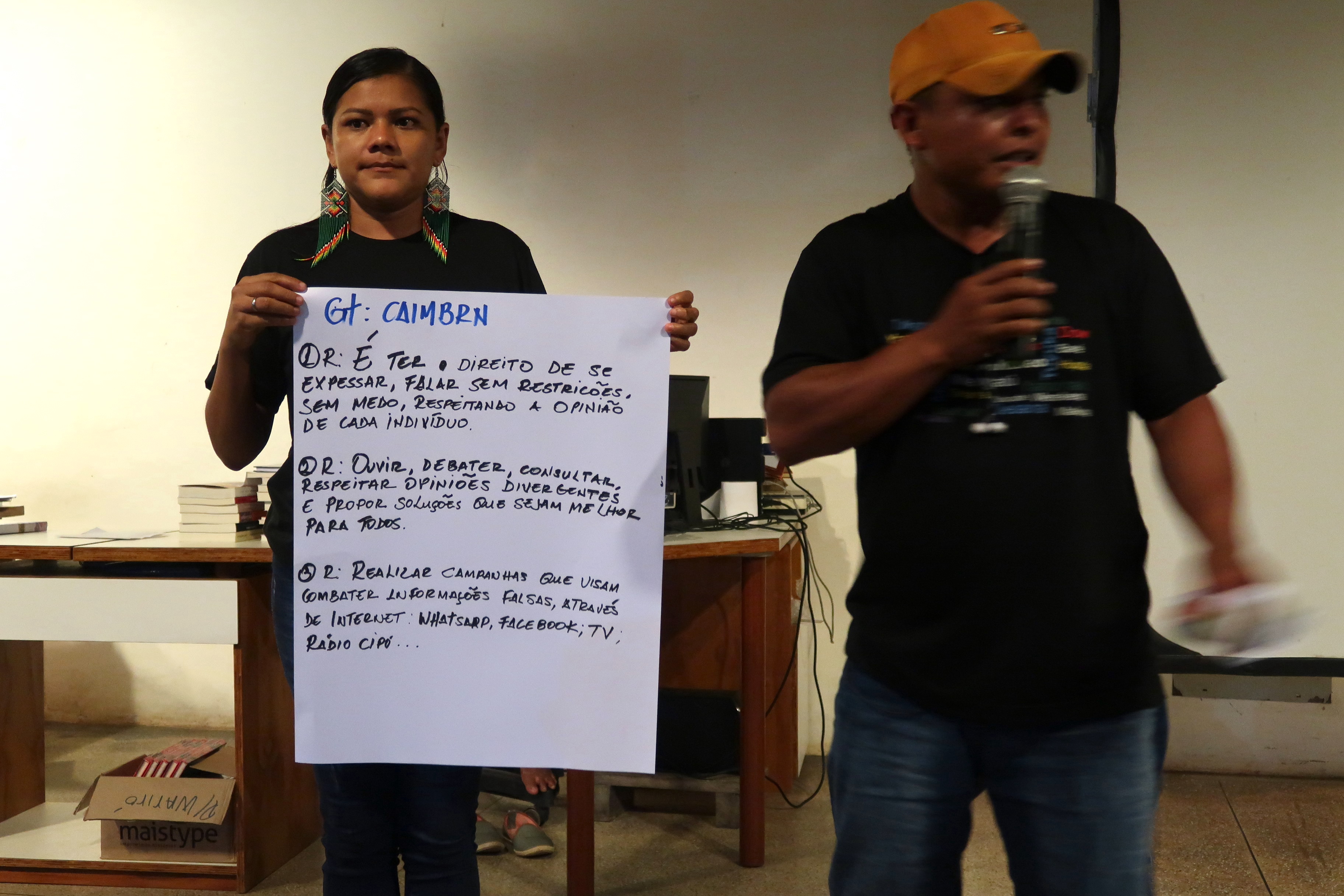 Lideranças do Médio Rio Negro debatem democracia e direitos indígenas|Juliana Radler/ISA