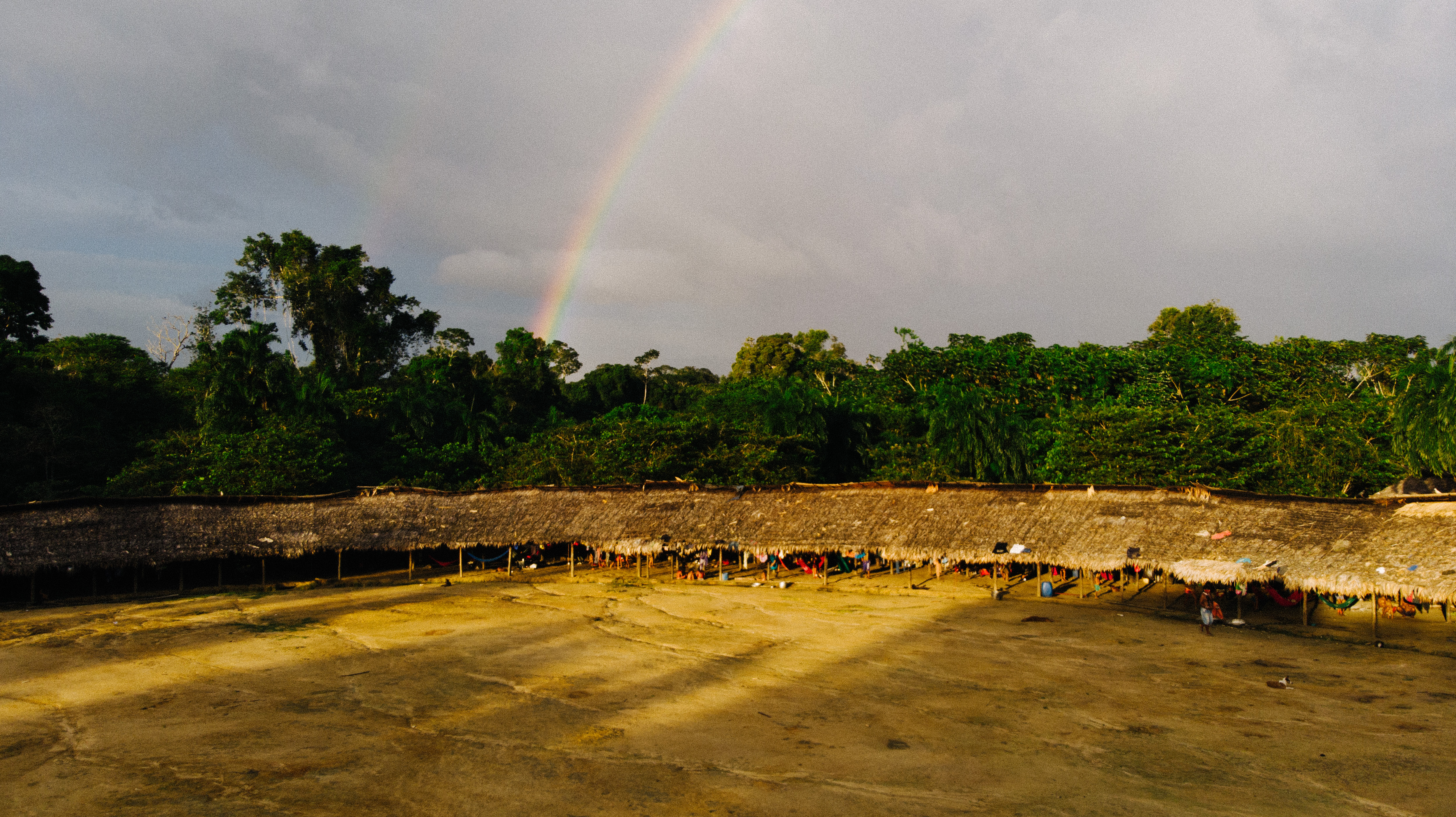 Arco-íris encerra o dia do aniversário de 30 anos da Terra Indígena Yanomami|Christian Braga/ISA