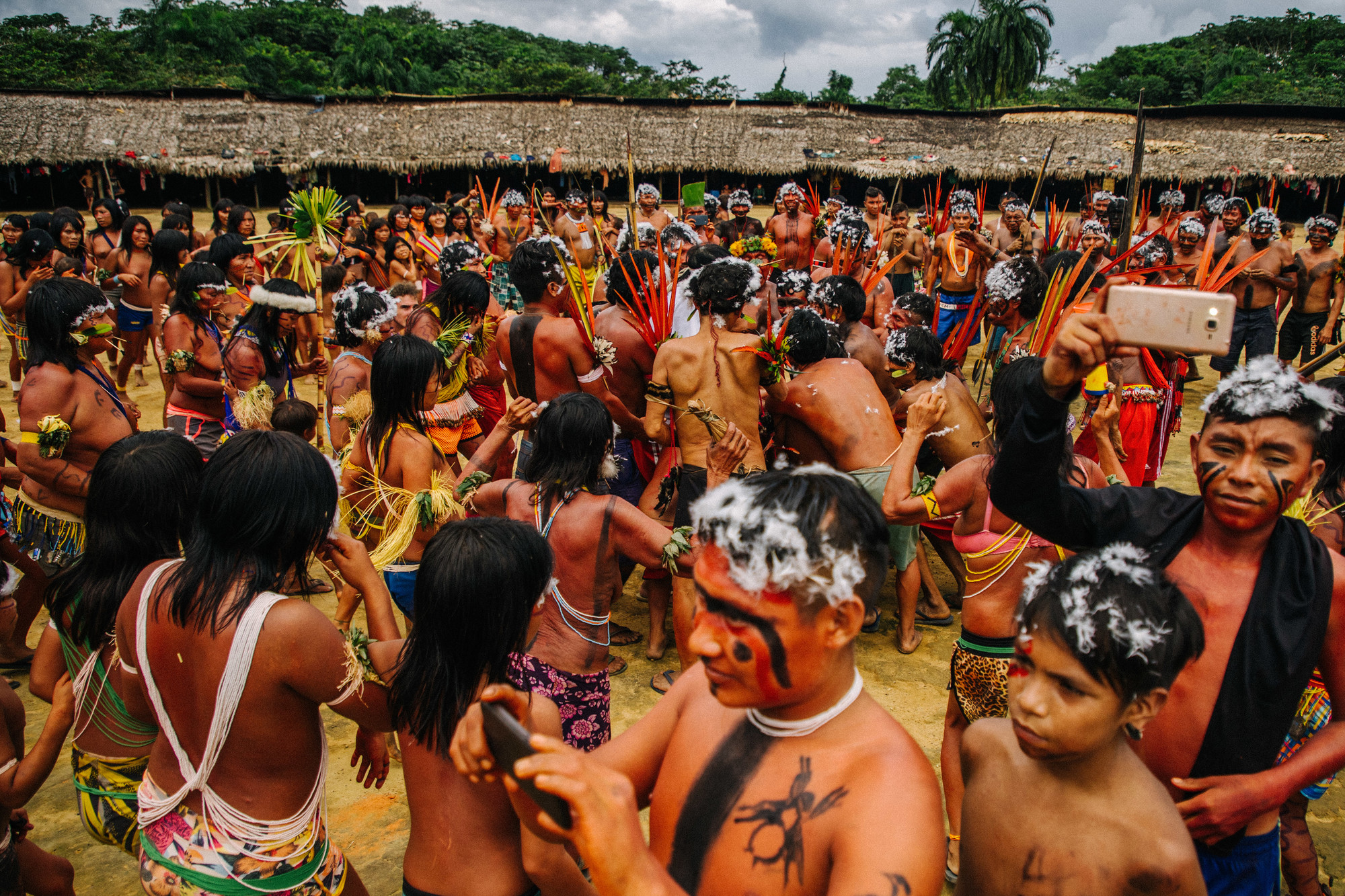 Ritual de abertura da celebração dos dos 30 anos da Terra Indígena Yanomami|Christian Braga/ISA