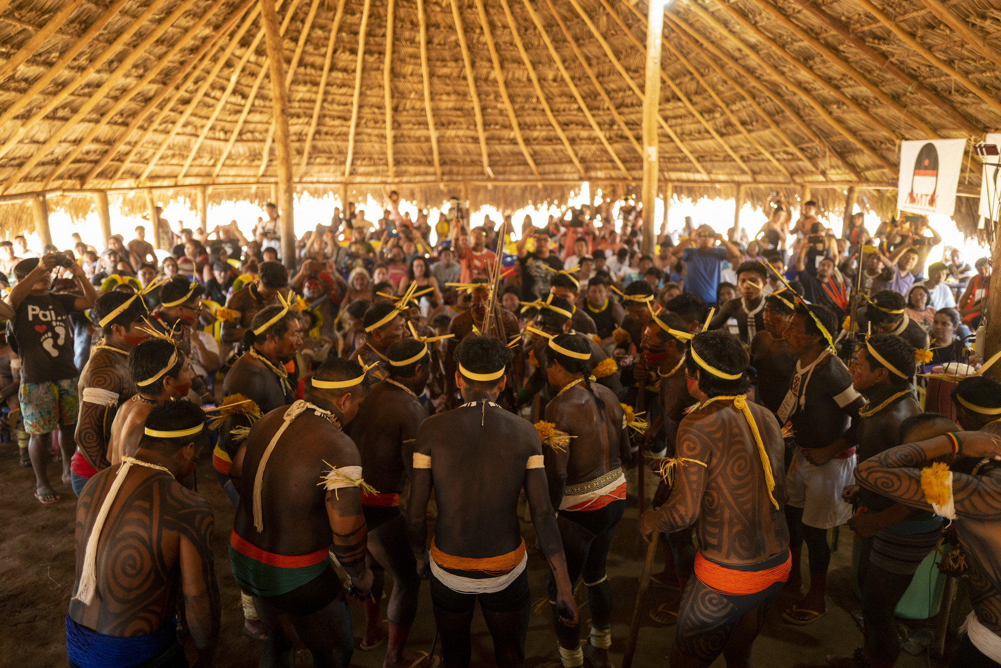 Lideranças de 25 povos indígenas do Xingu se reuniram para debater as ameaças aos territórios|Lucas Landau/ISA