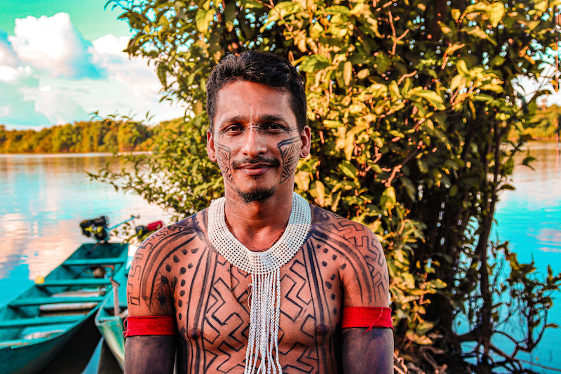 Ney Xipaya, cantineiro e cacique da aldeia Xipaya, durante a VIII Semana do Extrativismo da Terra do Meio (Semex)|Mitã Xipaya/Rede Xingu+
