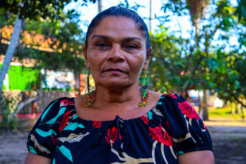Marines Lopes Souza, ribeirinha da Resex Rio Xingu, durante VIII Semana do Extrativismo da Terra do Meio (Semex), que aconteceu na Reserva Extrativista Rio Xingu, em Altamira, Pará|Mitã Xipaya/Rede Xingu+
