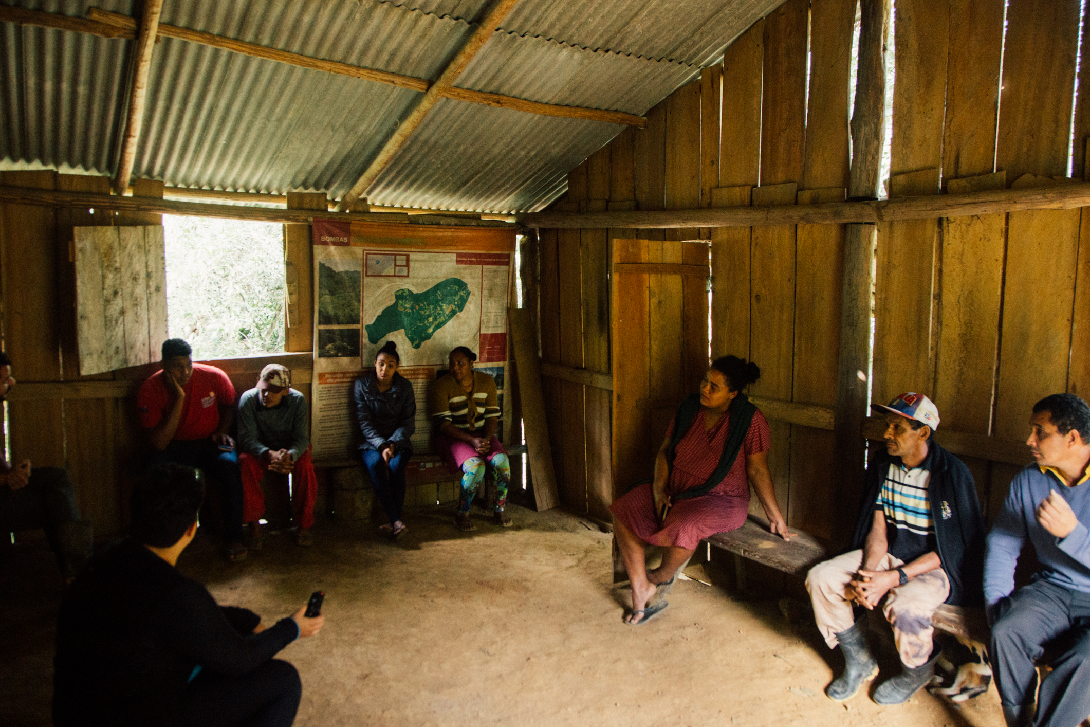 Reunião da Associação de Remanescentes do Quilombo Bombas, realizada em julho de 2023|Júlio César Almeida/ISA