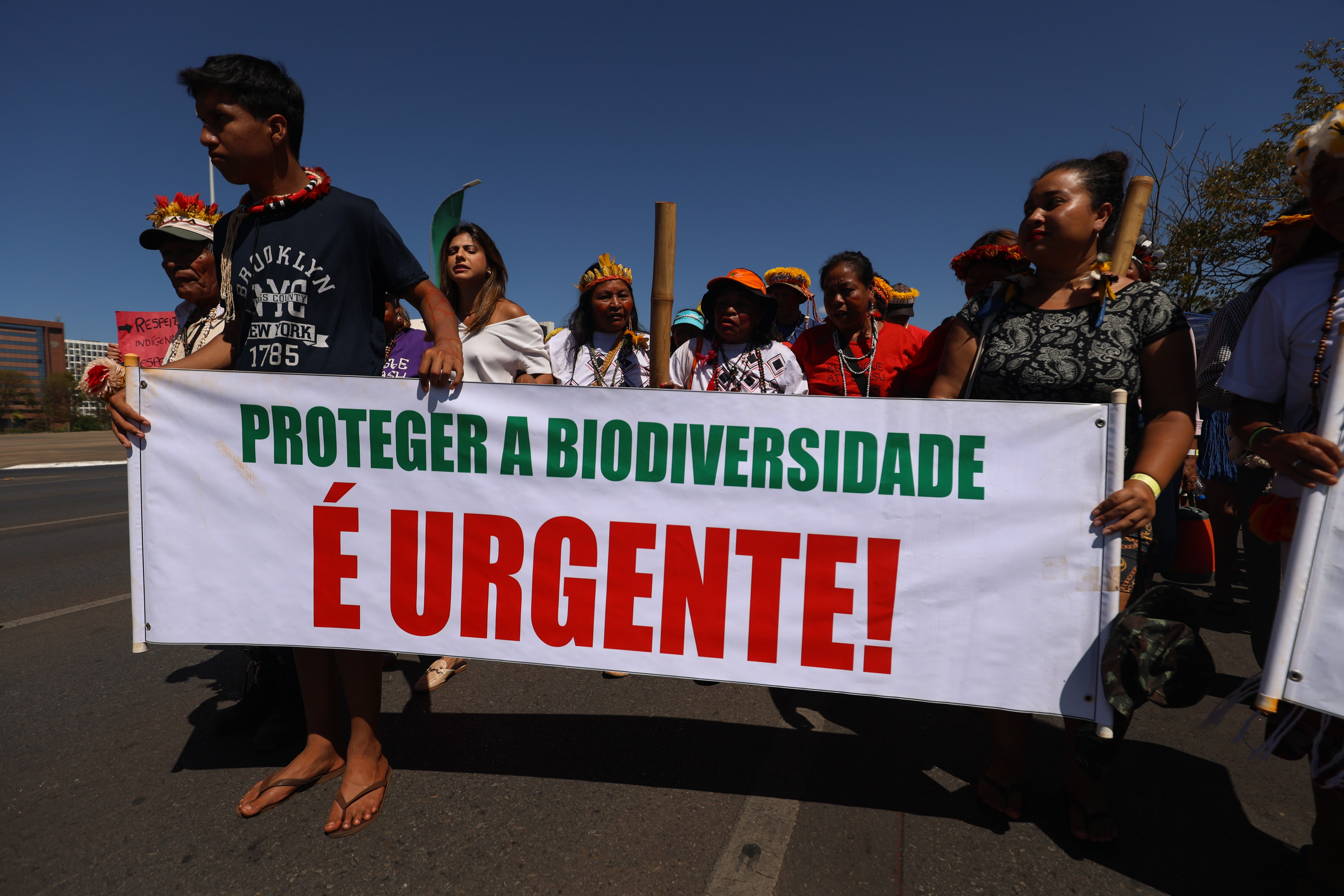 Mobilização em Brasília pede pela proteção dos territórios tradicionais em todos os biomas|Webert da Cruz/ISA