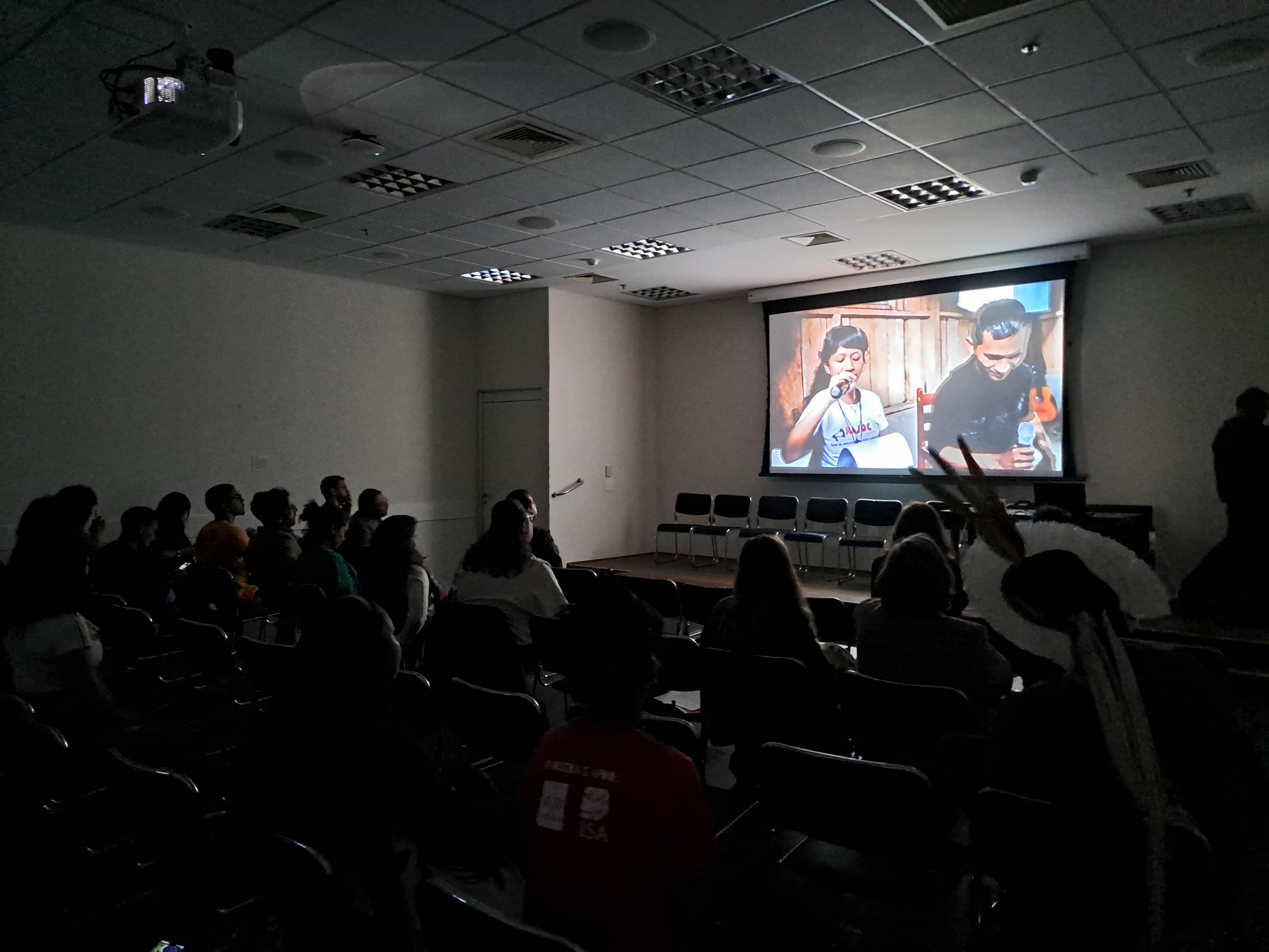 Exibição do filme Wayuri em evento no Centro de Pesquisa e Formação do Sesc São Paulo|Naiara Bertoli/ISA