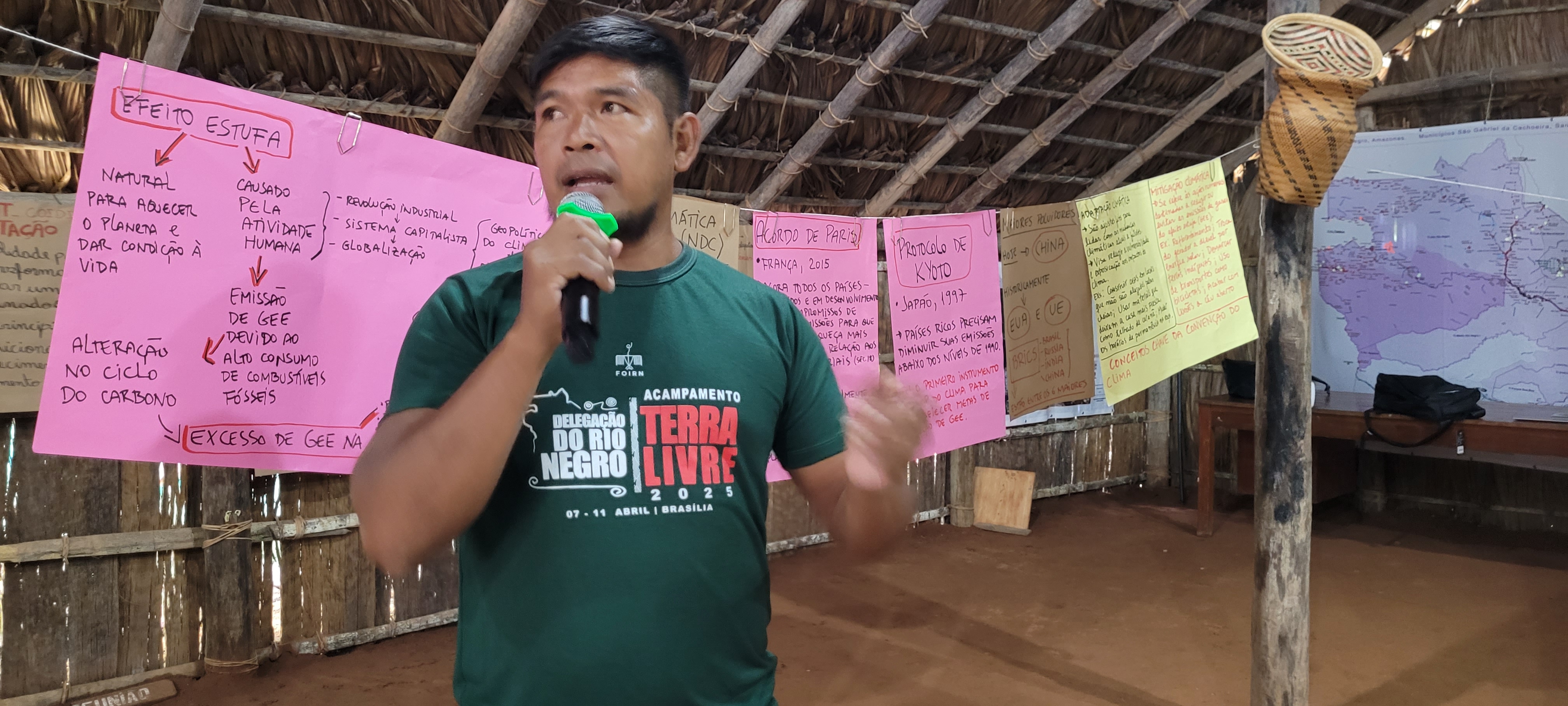Francicleno dos Santos Brandão, liderança de Pari-Cachoeira, defende importância da autonomia dos povos indígenas|Juliana Radler/ISA