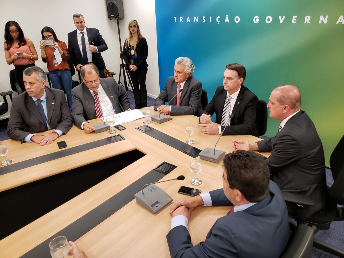 Reunião entre bancada ruralista e Jair Bolsonaro, em 2018 / FPA