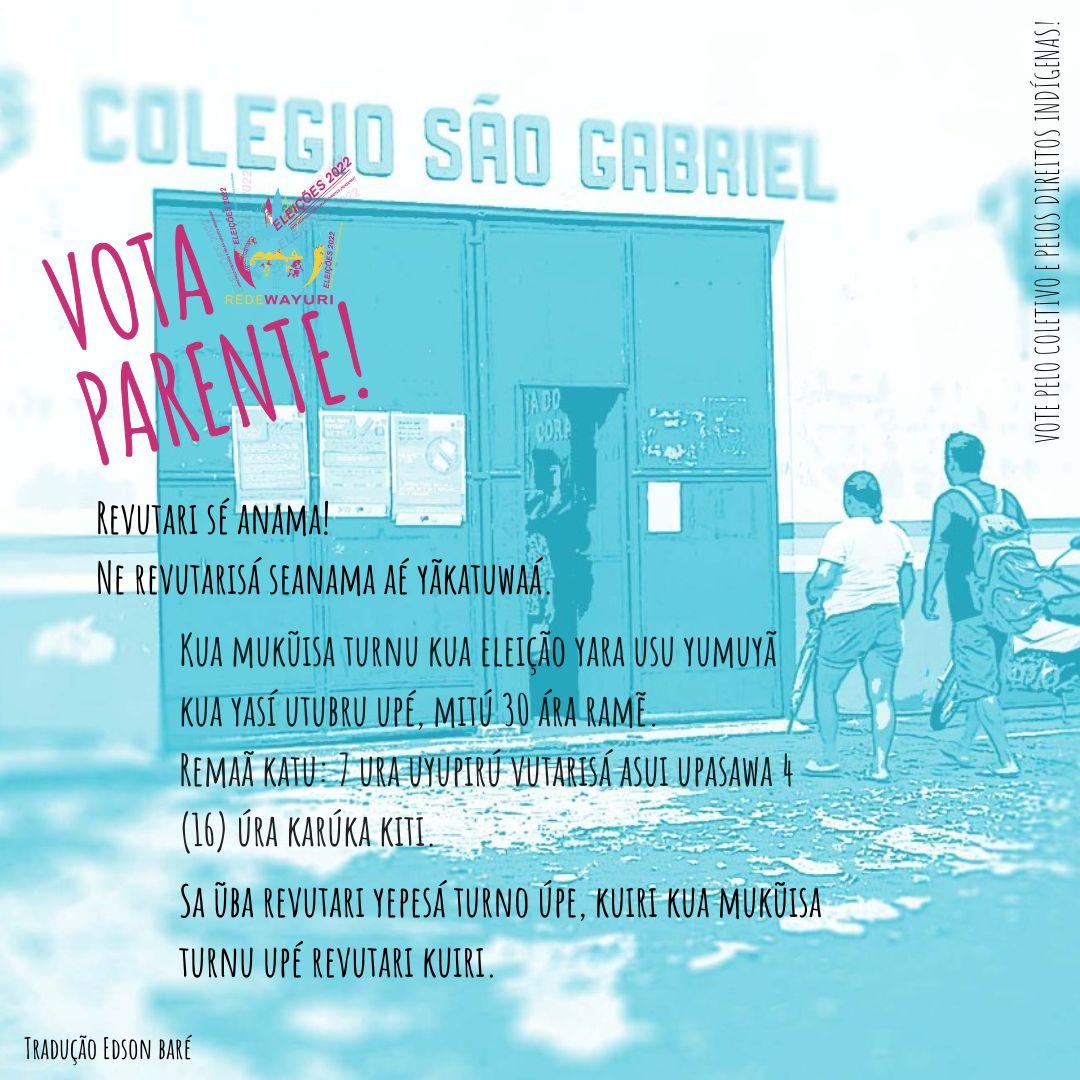 Card Vota, Parente em Nheengatu