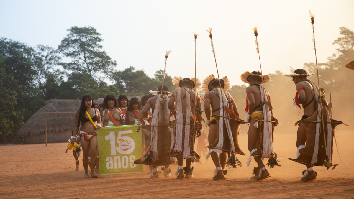 Dança tradicional do povo Ikpeng