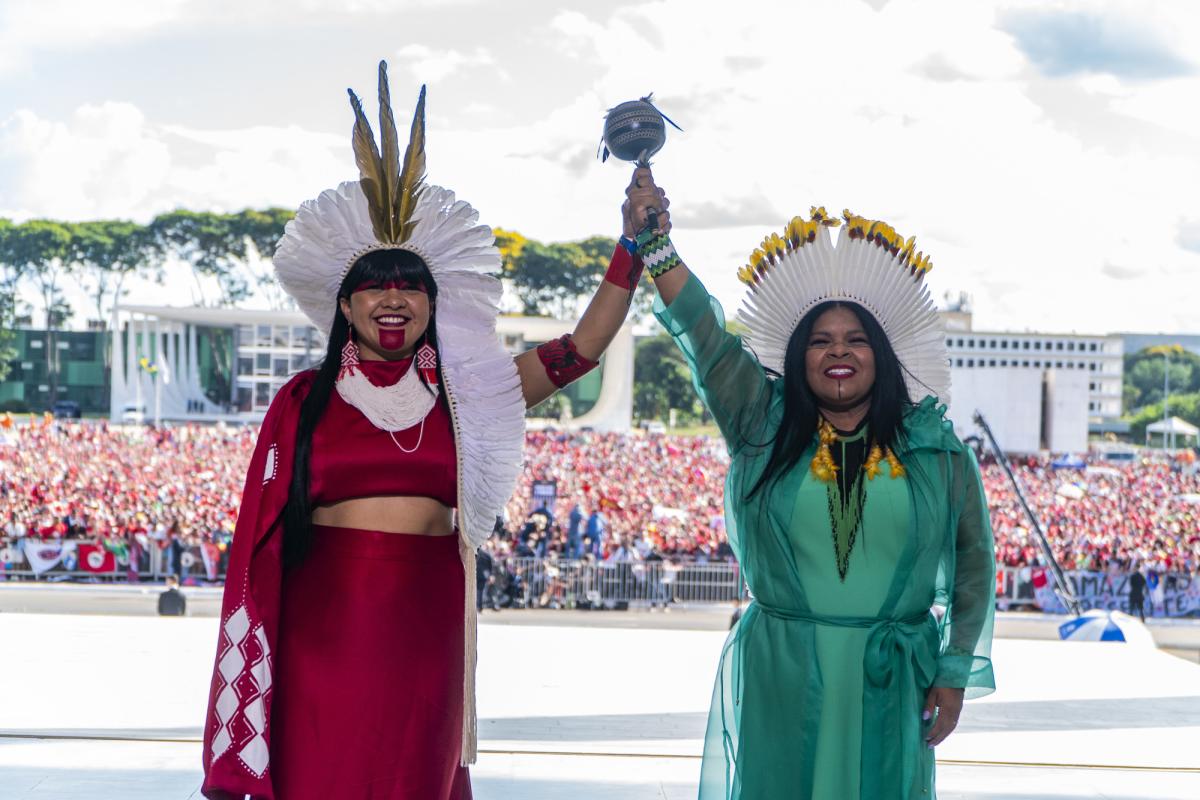 Célia Xakriabá e Sonia Guajajara