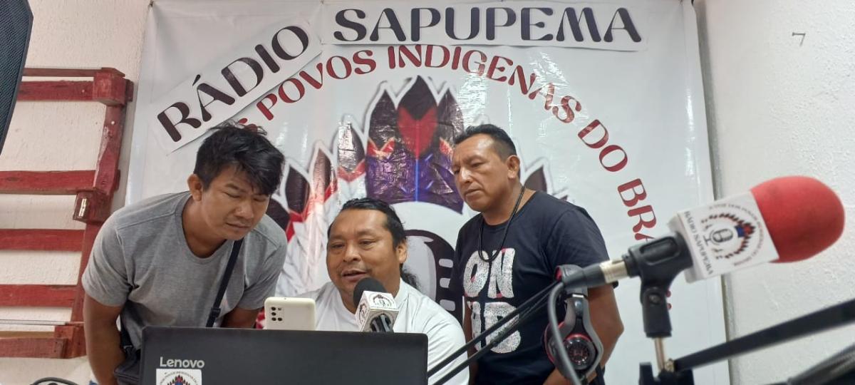 Intercâmbio da Rede Wayuri na Rádio Sapupema