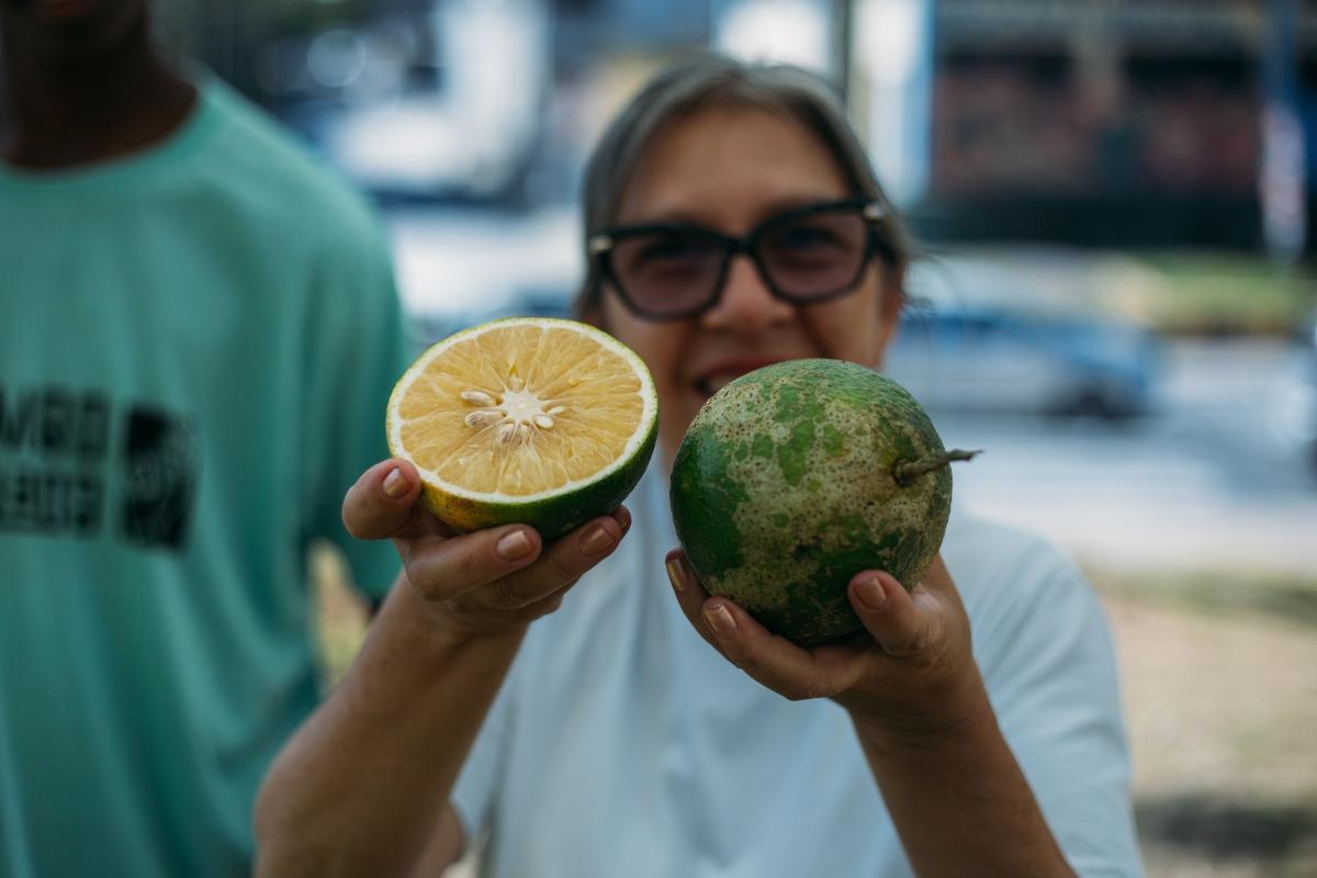 Os alimentos são vendidos a preços acessíveis para a periferia