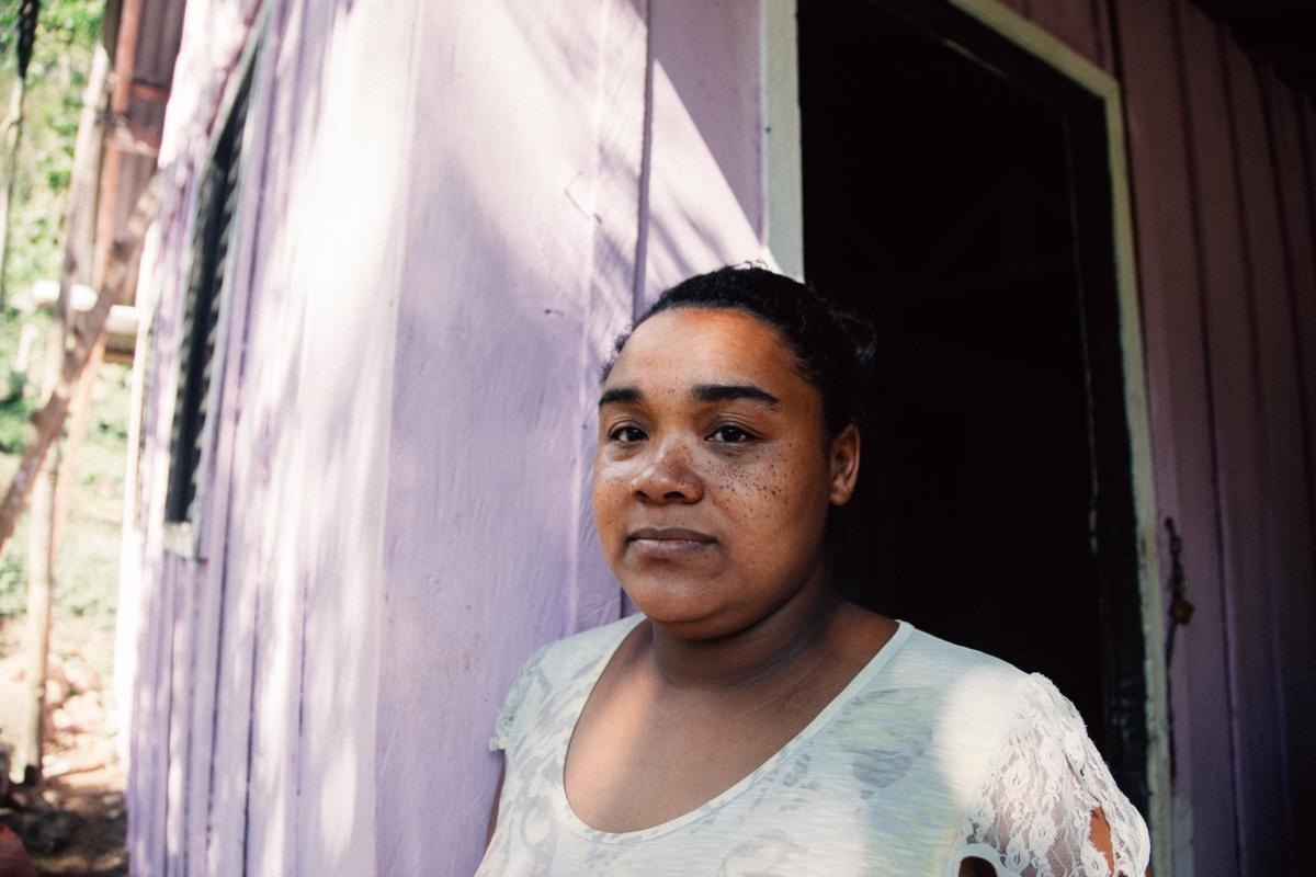 Laíde Ursulino, moradora do Quilombo Bombas de Baixo, em Iporanga (SP)