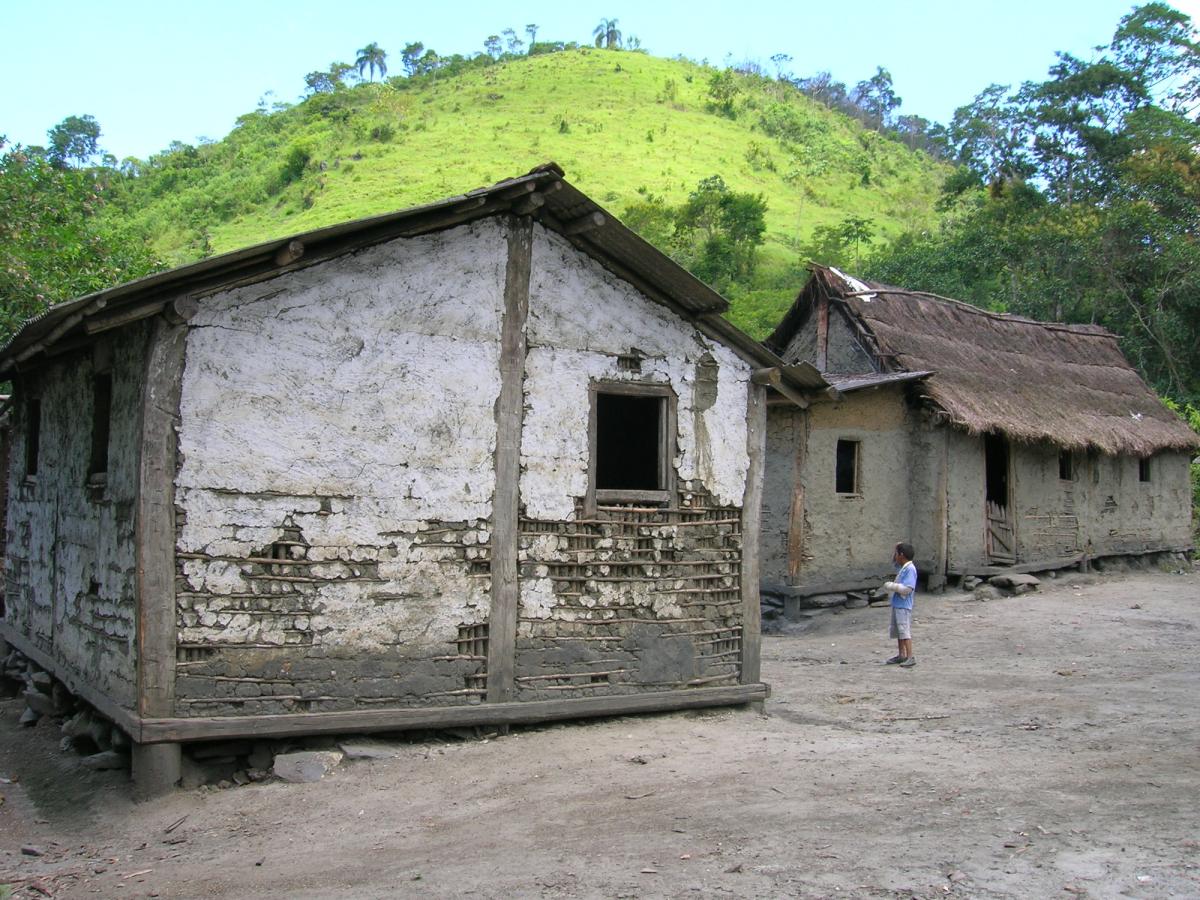 Antigo posto de saúde no Quilombo Bombas, hoje desativado