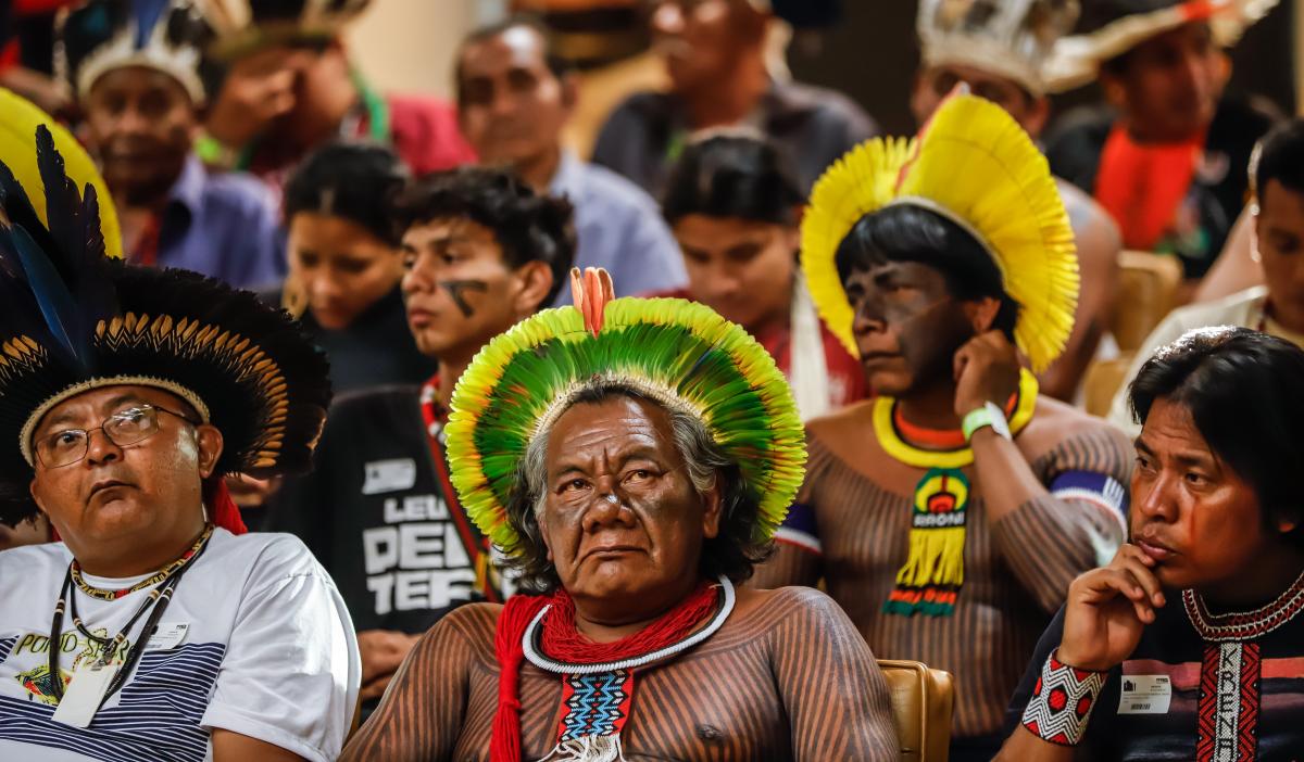 Indígenas acompanham julgamento no plenário do STF | Felipe Sampaio / SCO / STF