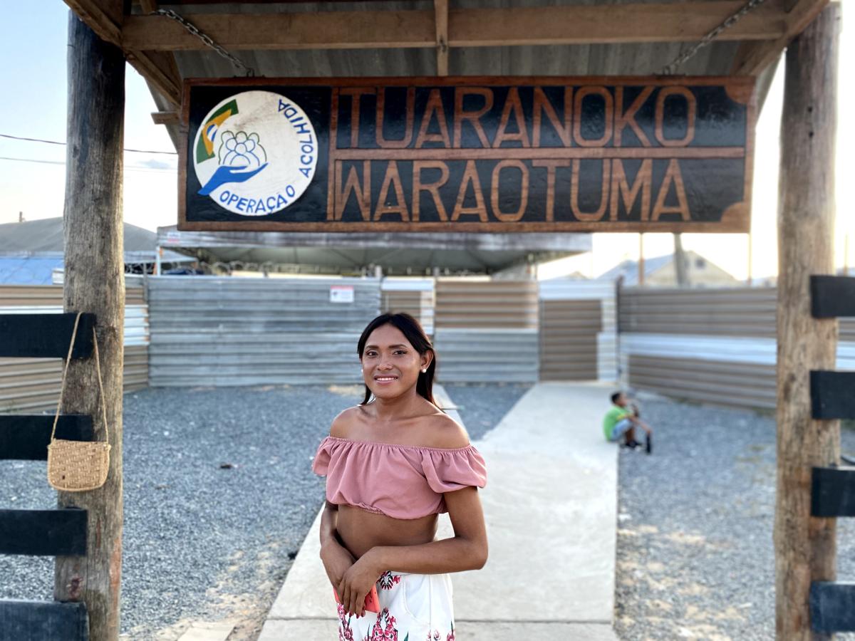 Paola Abache no Waraotuma a Tuaranoko, maior abrigo indígena da América Latina