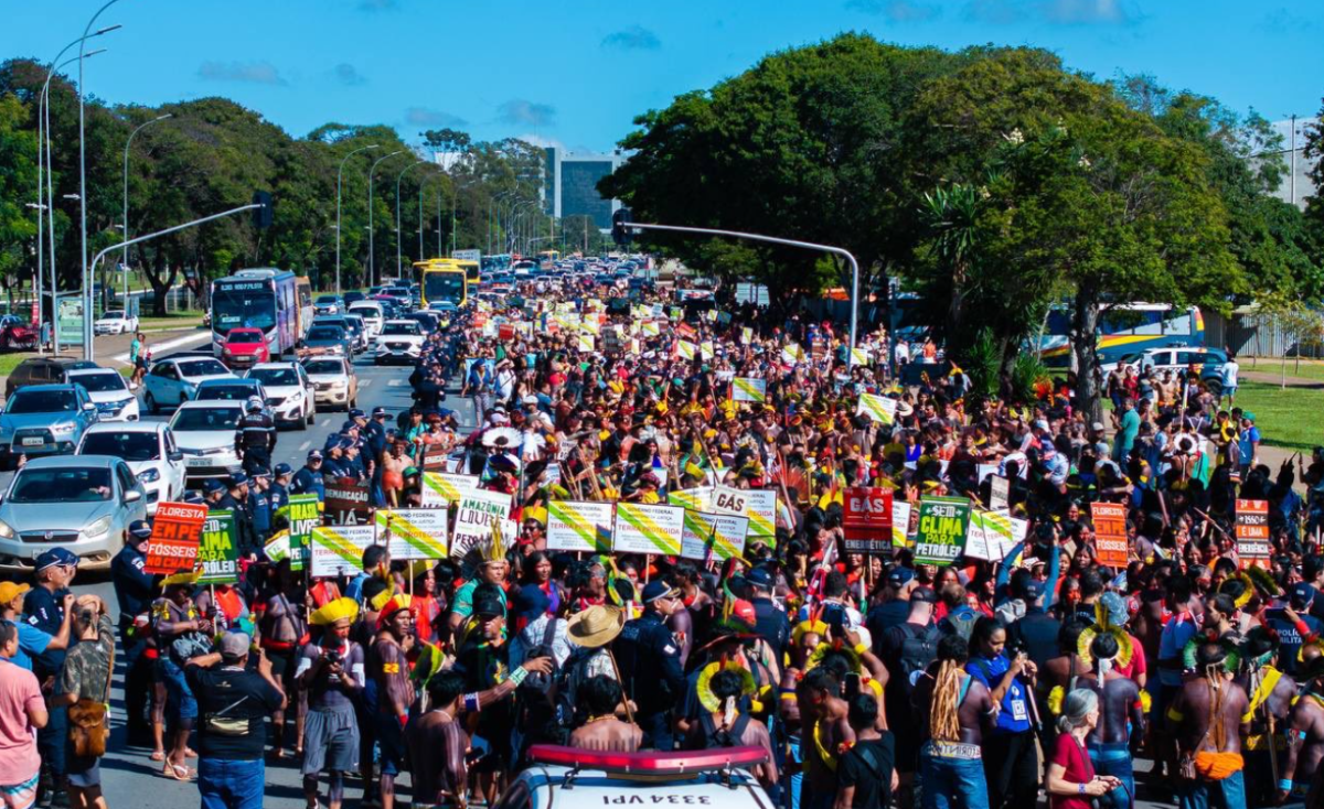 Marcha do ATL 2024, nesta terça (23/4) | Kamikia Kisedje / Apib