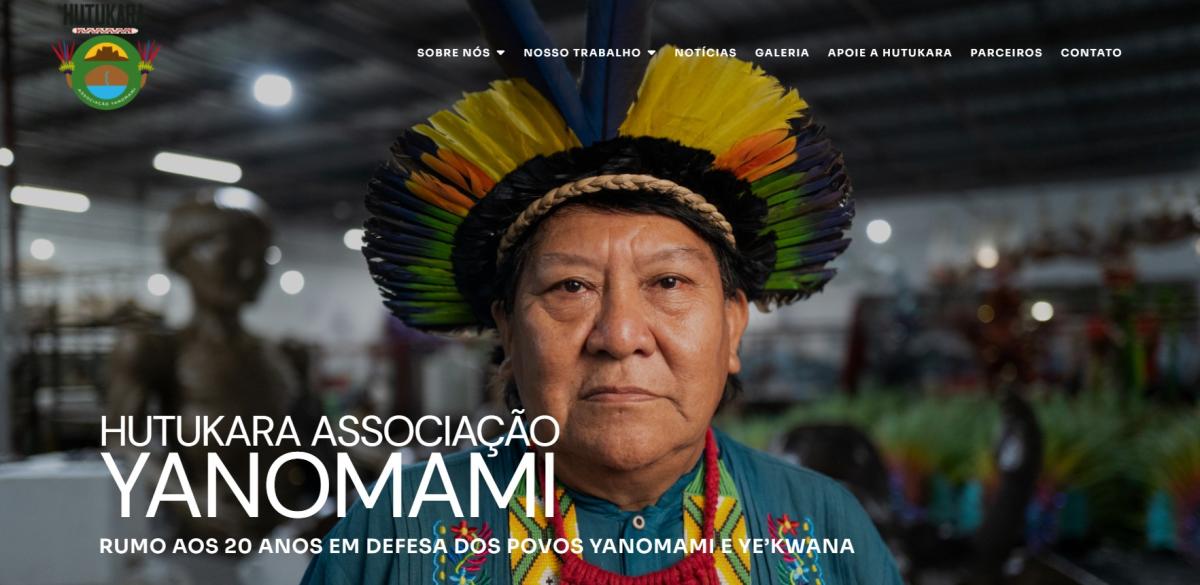 site da hutukara associação yanomami