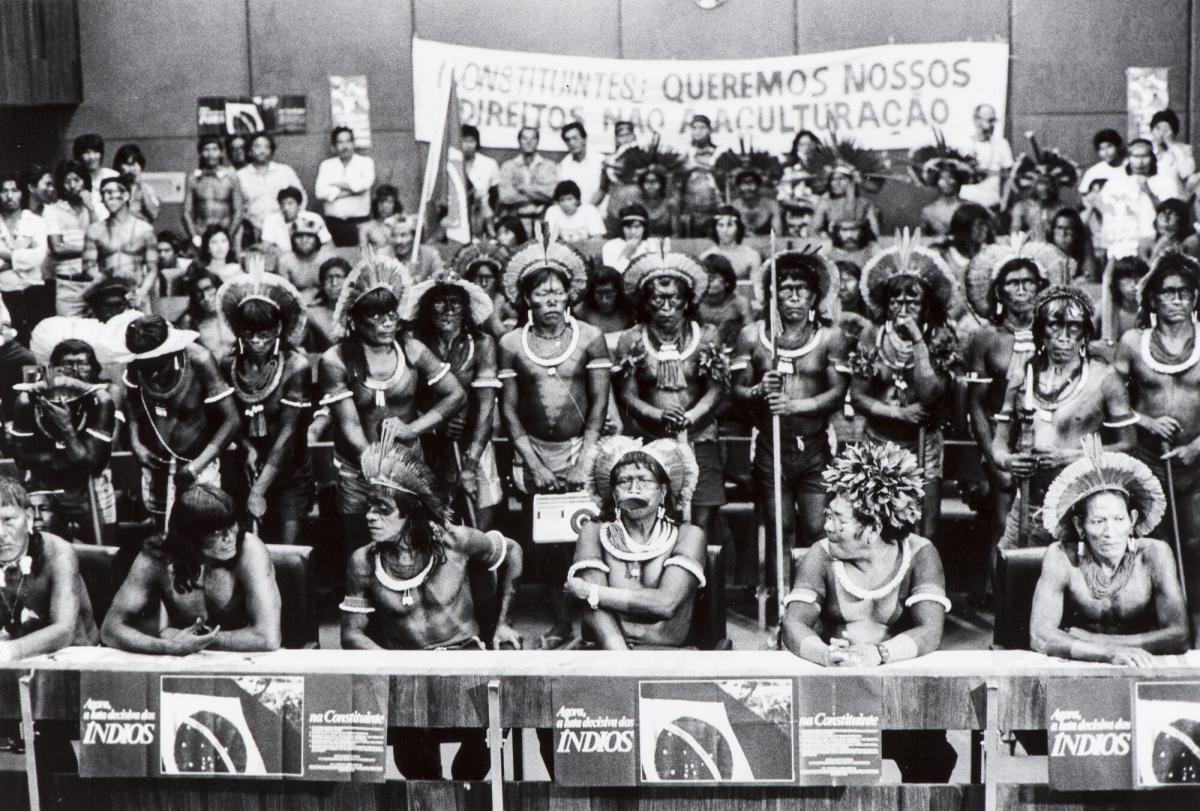 Lideranças indígenas na constituinte