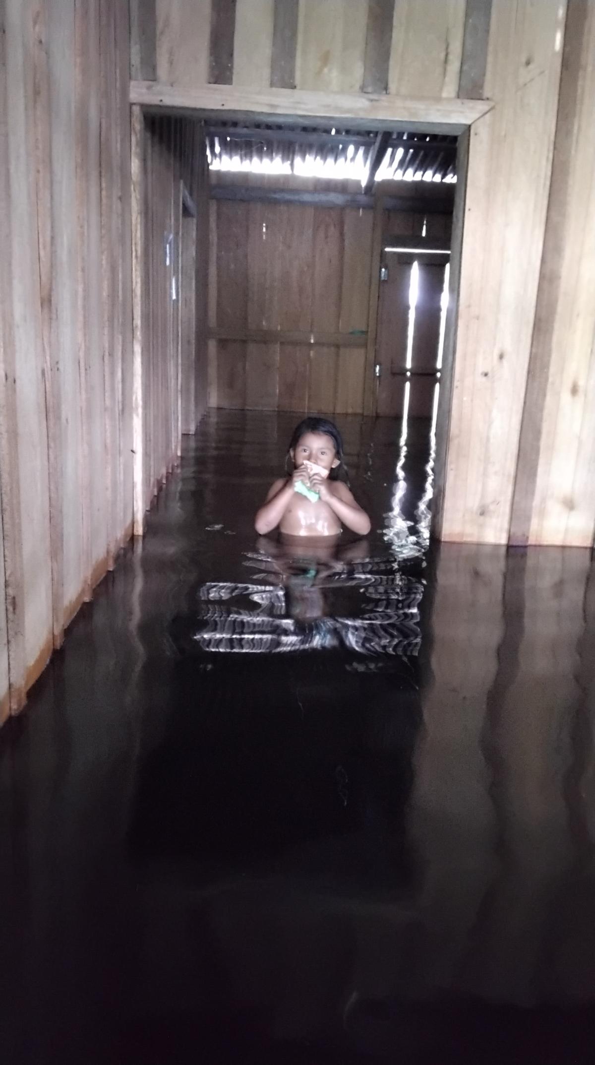 casa inundada
