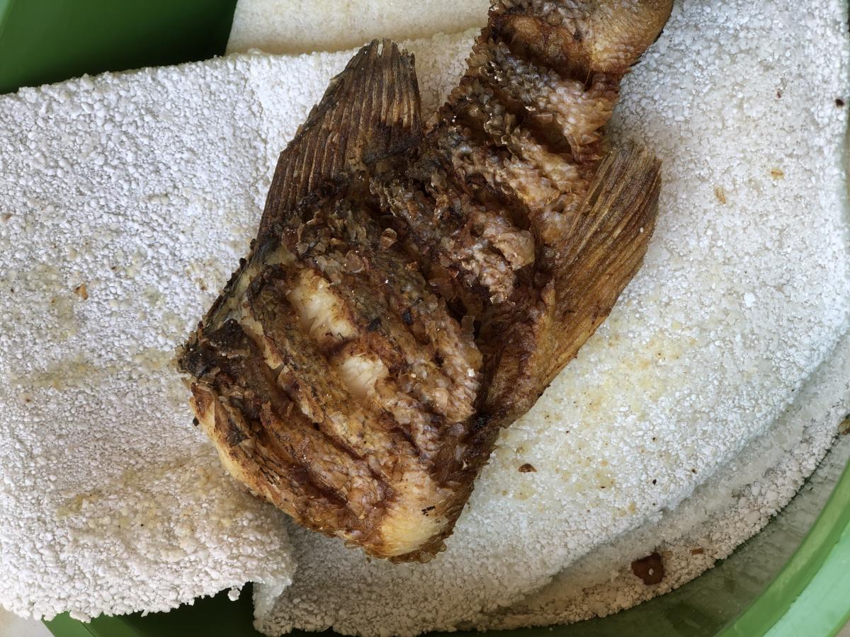 Peixe com beiju