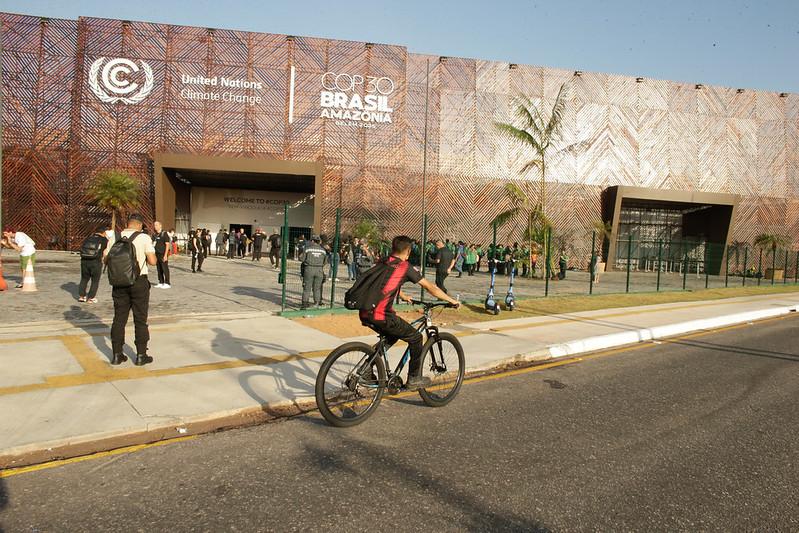 Entrada da Conferência das Nações Unidas sobre Mudanças Climáticas COP 30
