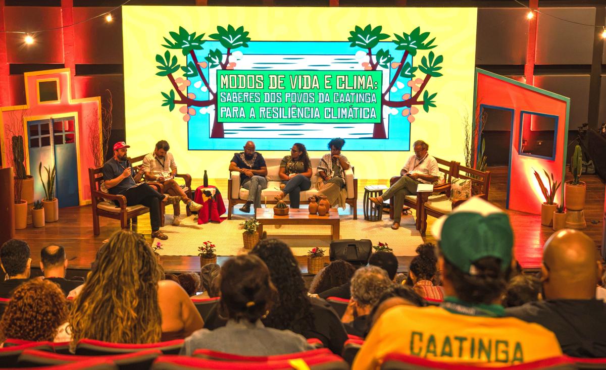 Ativistas falam de saberes tradicionais, modo de vida e resiliência para enfrentar crise climática  📸 Domar / Caatinga Climate Week