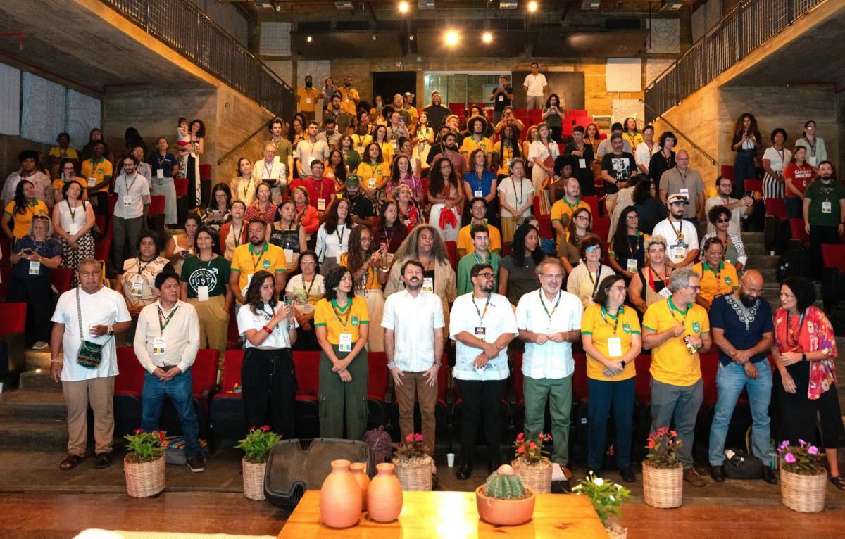Semana reuniu ativistas socioambientais e lideranças de povos e comunidades tradicionais no museu Cais do Sertão, em Recife (PE)  📸 Domar / Caatinga Climate Week