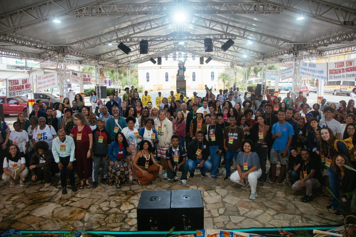 Participantes do primeiro dia da Feira de Sementes