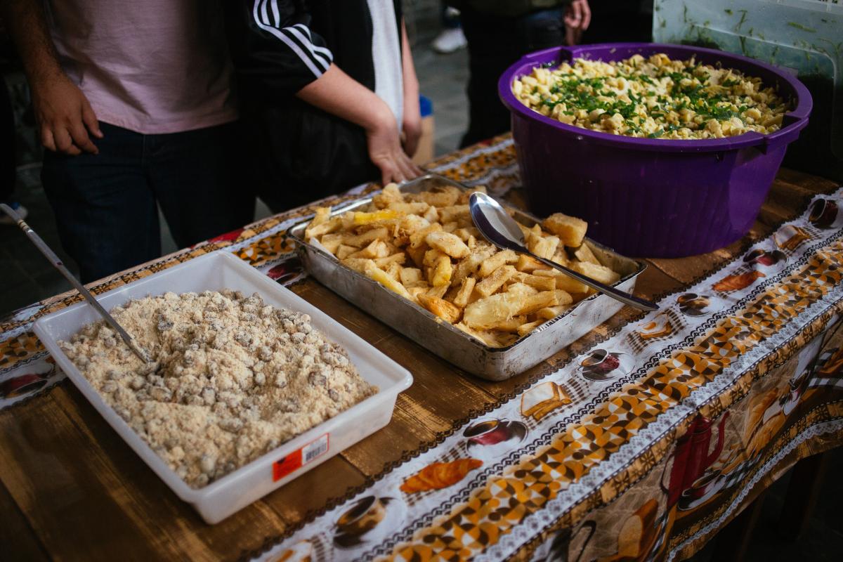 Almoço tradicional quilombola