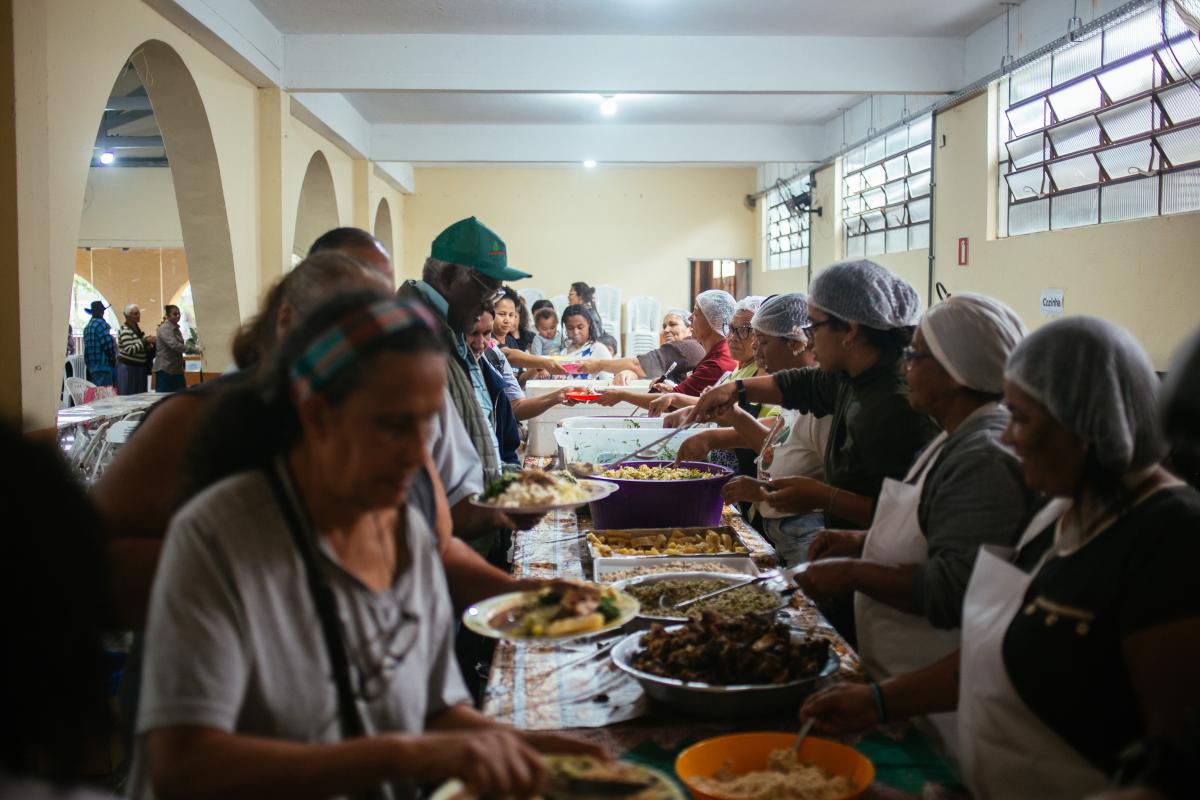 Almoço tradicional quilombola