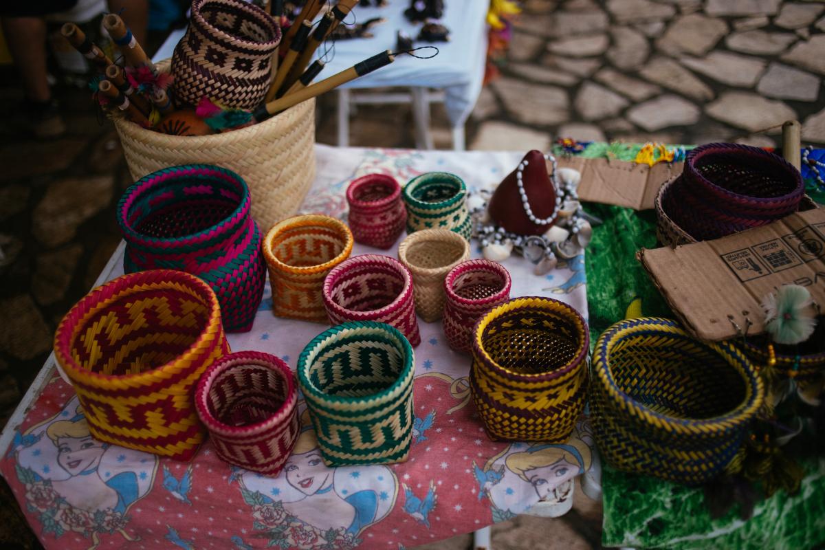 Artes do Povo Guarani na Feira de Sementes e Mudas do Vale do Ribeira