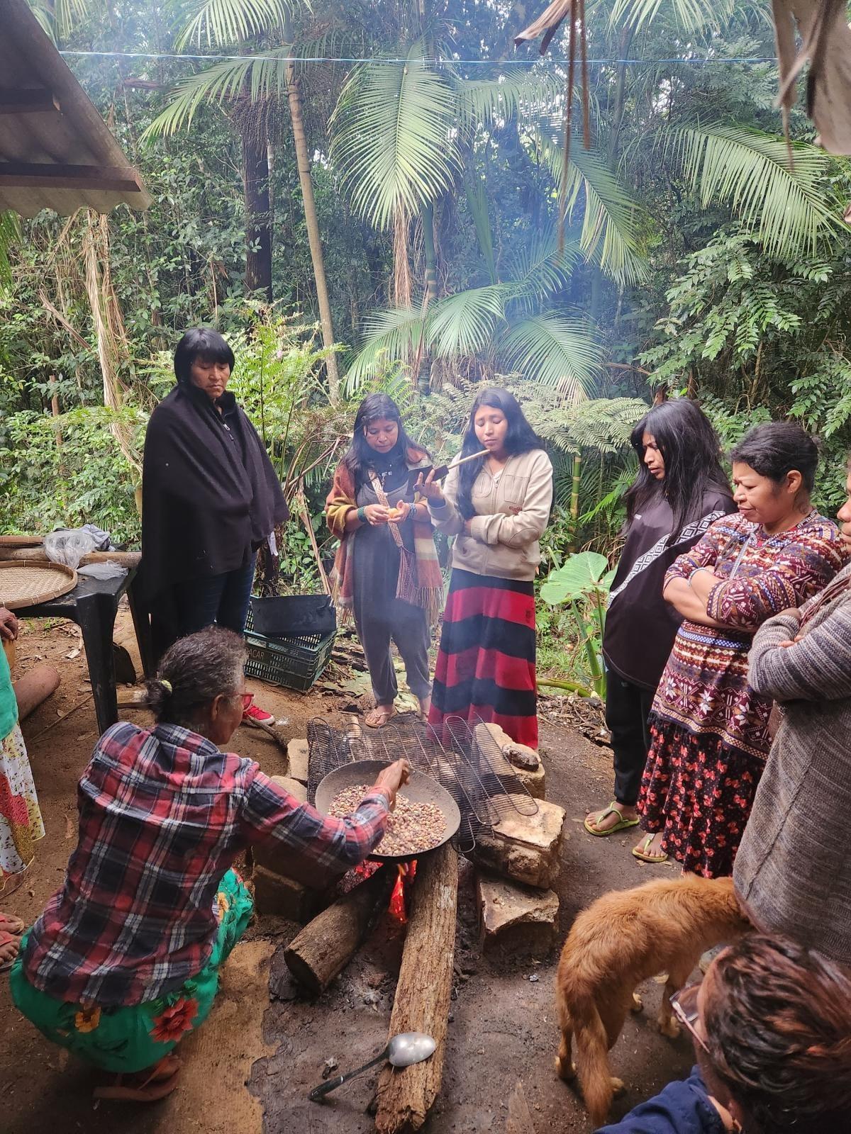 Encontro entre comunidade Guarani e Ehuana Yanomami
