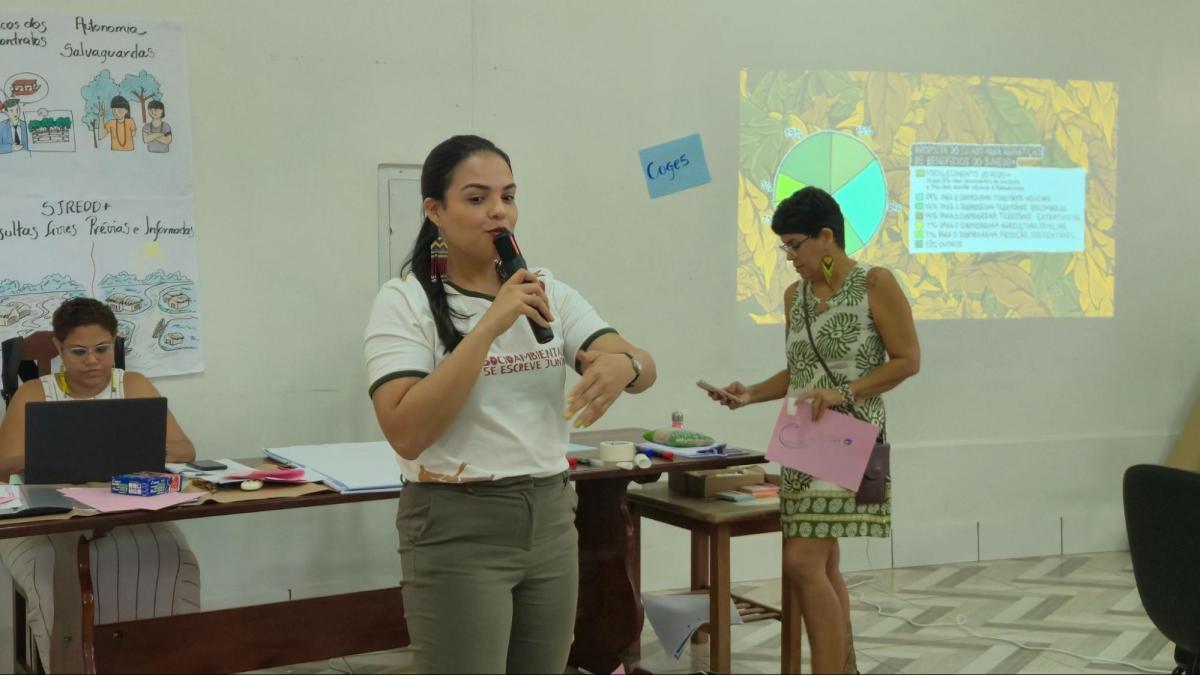 Para Juliana Maia, a oficina possibilitou que os indígenas conhecessem os principais pontos da proposta