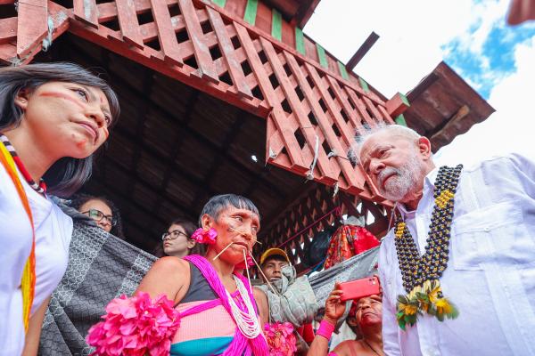 Presidente Lula visita indígenas yanomami em Boa Vista, Roraima, 20/1/2023 | Ricardo Stuckert / PR