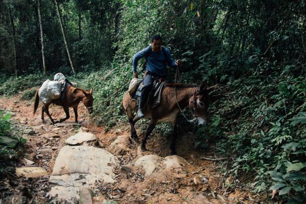 O caminho para o Quilombo Bombas é íngreme, sinuoso e esburacado