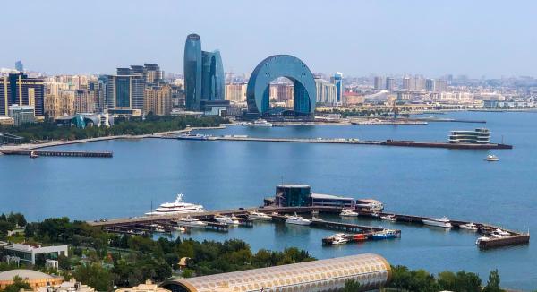 Vista de Baku, capital do Azerbaijão | Sefer Azeri